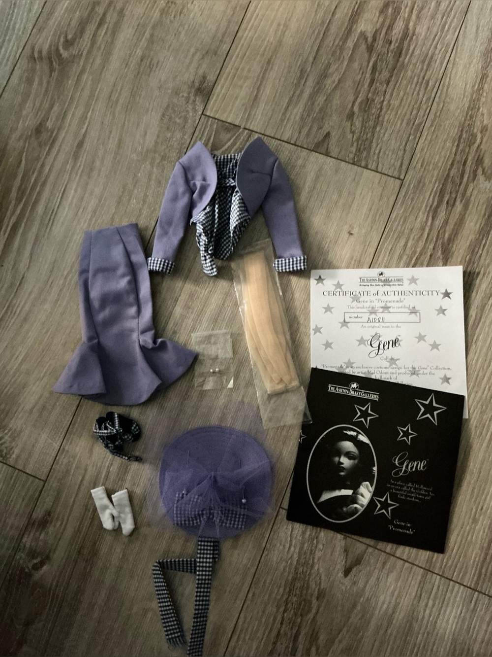 Ashton Drake Gene Doll Promenade Outfit COA Complete